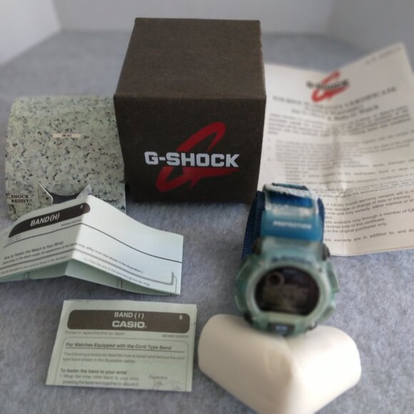CASIO G-Shock DW004S-2V 1627 men's G-LIDE Blue "Rocky Point" new battery! - Picture 6 of 11